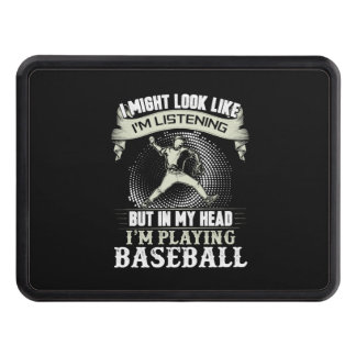 Baseball Baseball Bat Pitcher Gift Hitch Cover