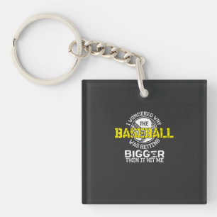 Baseball - Baseball Getting Bigger Keychain