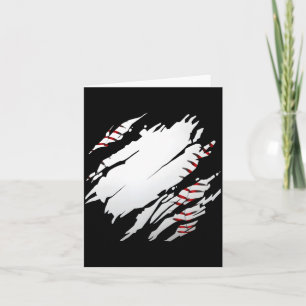 Baseball Baseball Illustration Card