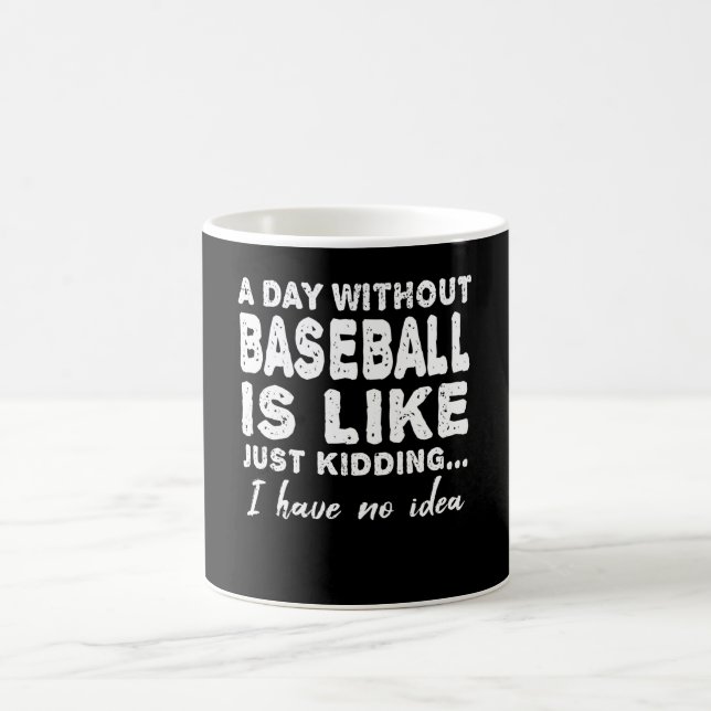 Baseball Baseball Player Pitcher Saying Gift Coffee Mug (Center)