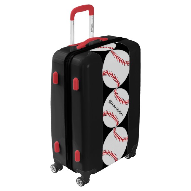 Baseball Baseballs Design Luggage (Rotated Left)