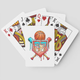 Baseball Basketball Jersey Number 67 Drip Sports Poker Cards