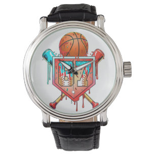 Baseball Basketball Jersey Number 67 Drip Sports Watch