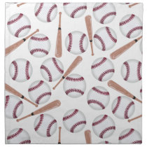 Baseball bat pattern cloth napkin