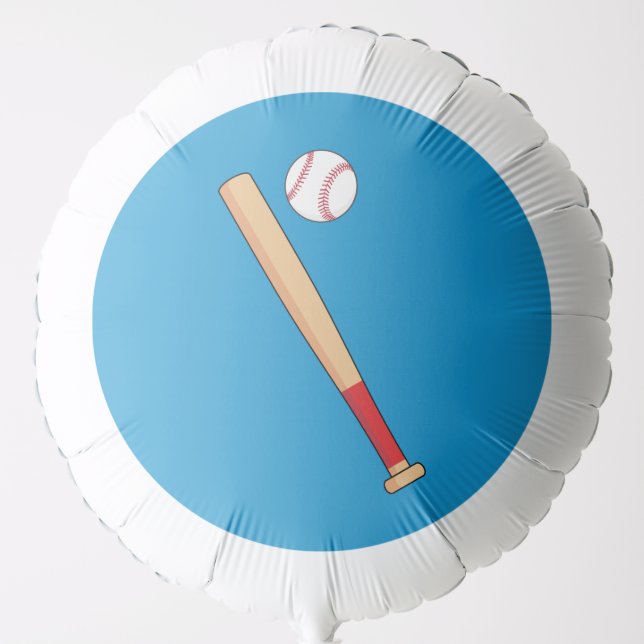 Baseball Bat with Ball Balloon (Front)