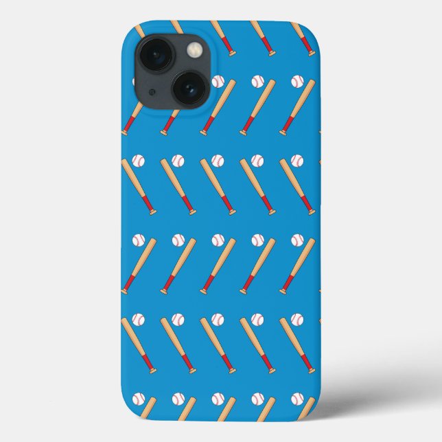 Baseball Bat with Ball Pattern Case-Mate iPhone Case (Back)