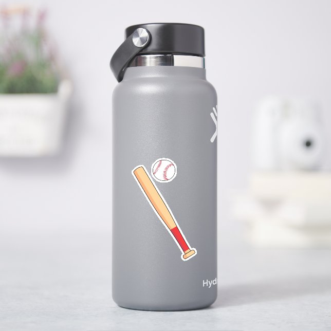 Baseball Bat with Ball Sticker (HydroFlask)