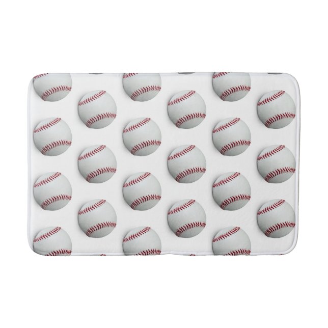 Baseball Bath Mat (Front)