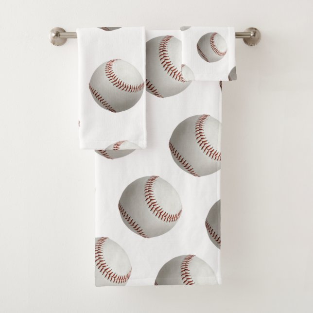 Baseball bath towel set (Insitu)