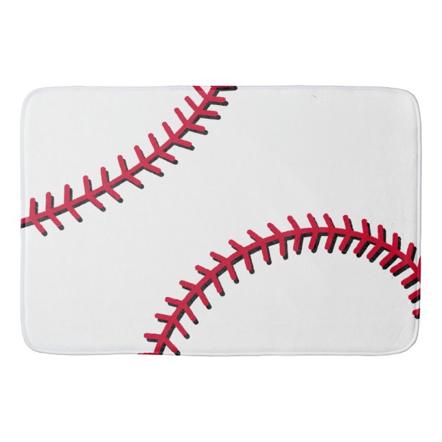 Baseball Bathroom Mat (Front)