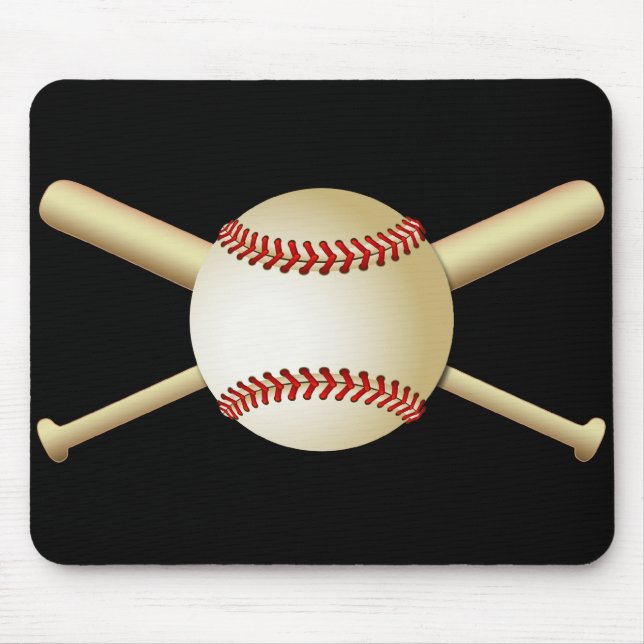 BASEBALL & BATS MOUSE PAD (Front)