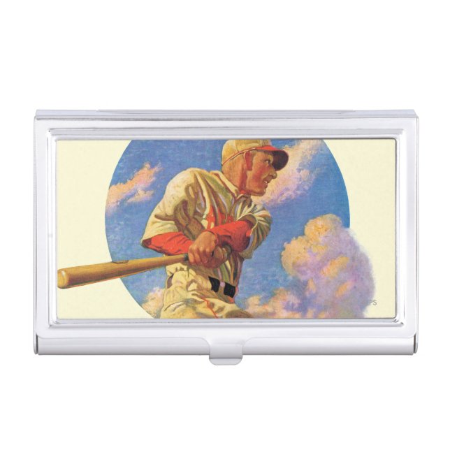 Baseball Batter Business Card Holder (Front)