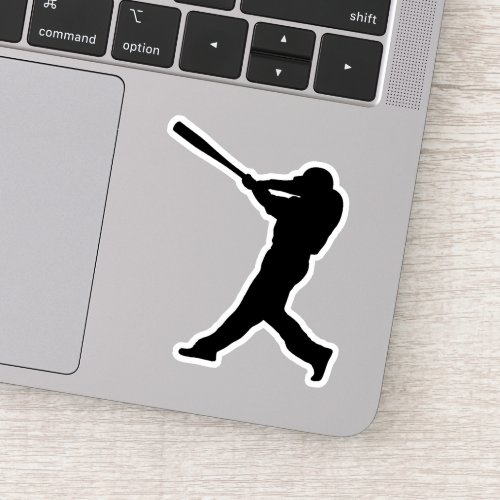 Baseball Batter Custom_Cut Sticker