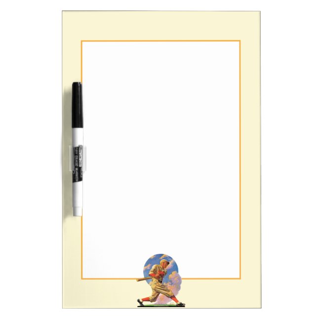 Baseball Batter Dry-Erase Board (Front)