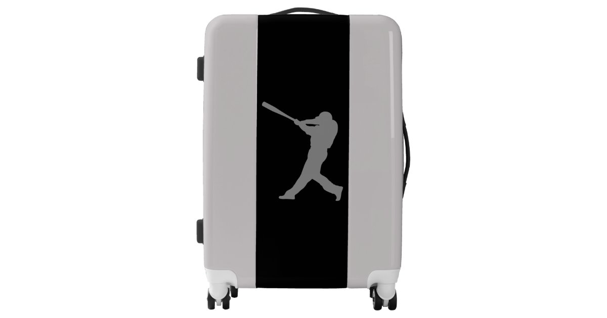 Fully Editable Colors Baseball Jersey Stripes Name Luggage, Zazzle