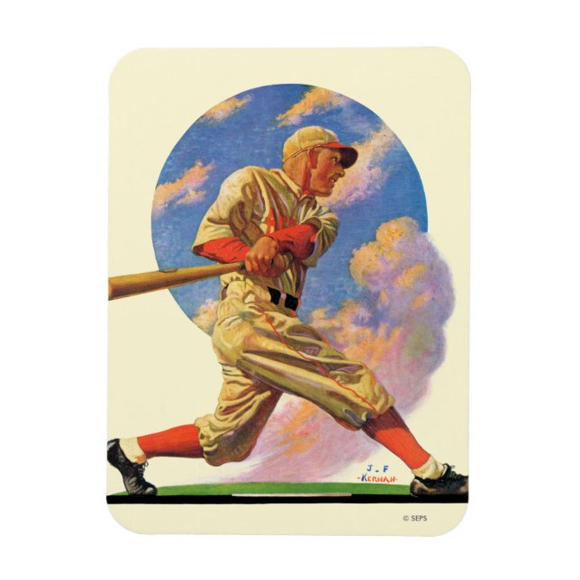 Baseball Batter Magnet (Vertical)