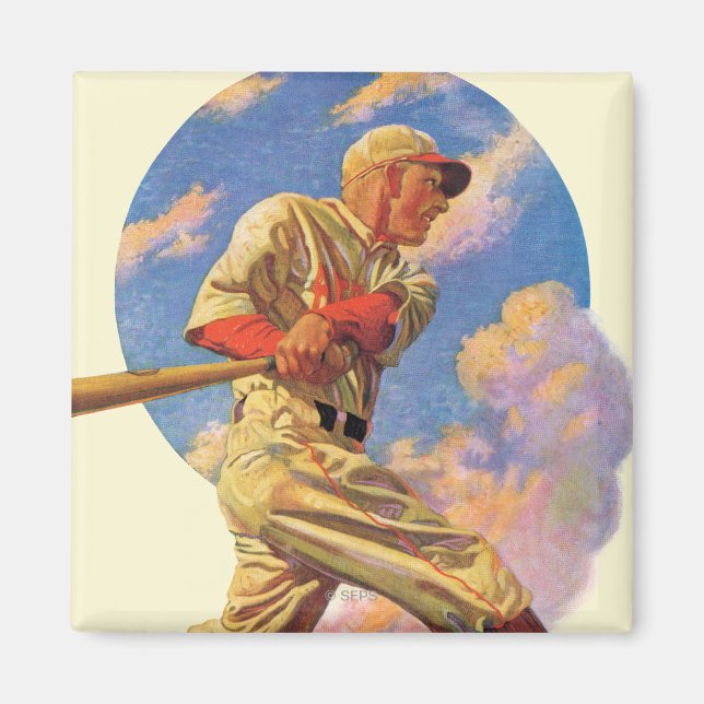 Baseball Batter Magnet (Front)