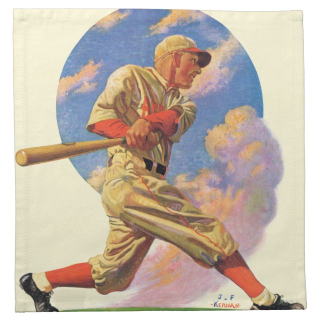 Baseball Batter Napkin (Front)