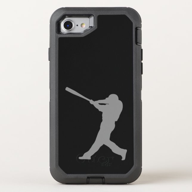 Baseball Batter Otterbox iPhone Case (Back)