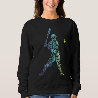 Baseball Batter Player Baseball Bat Hitter Batters Sweatshirt