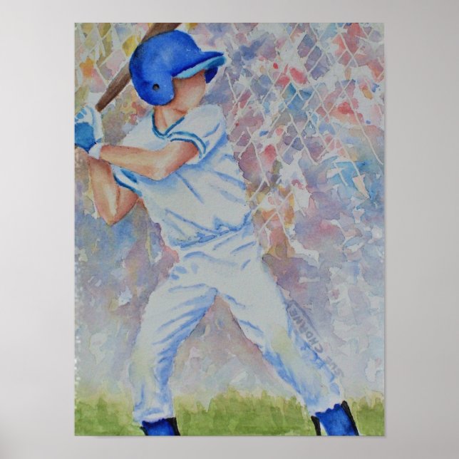 Baseball Batter Poster (Front)