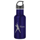 Baseball Batter Silhouette, Personalized Name