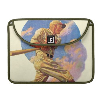 Baseball Batter Sleeve For Macbooks by PostSports at Zazzle
