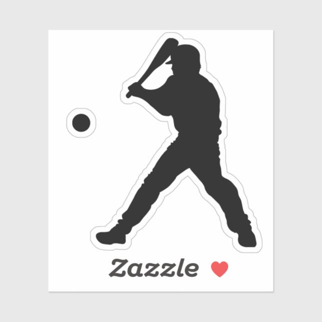 Baseball Batter Sticker (Sheet)