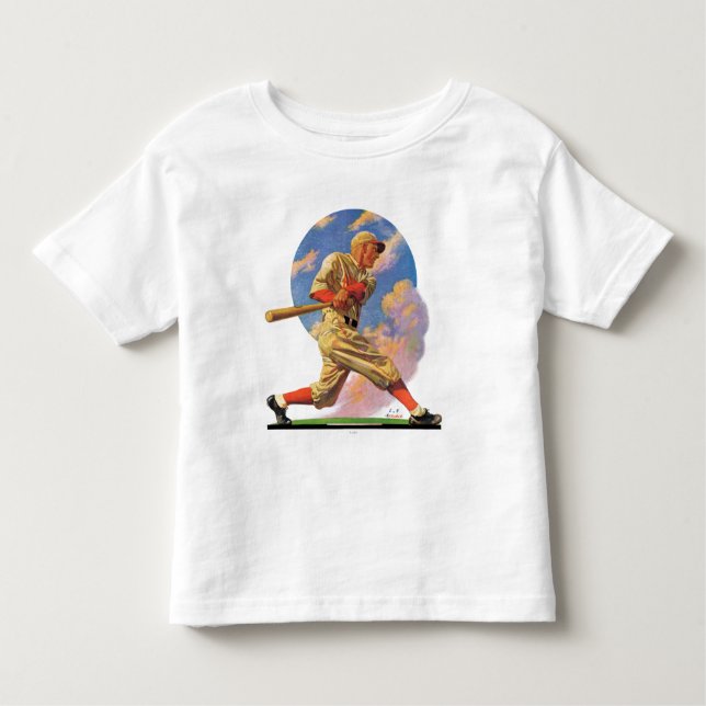 Baseball Batter Toddler T-shirt (Front)
