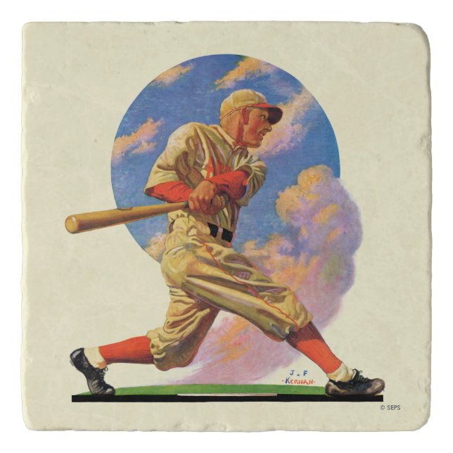 Baseball Batter Trivet (Front)