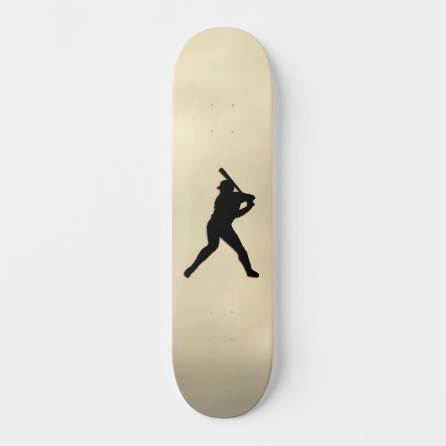 Baseball Batter Up Skateboard Deck (Front)