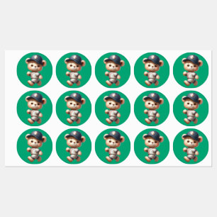 Baseball Bears 1 Labels