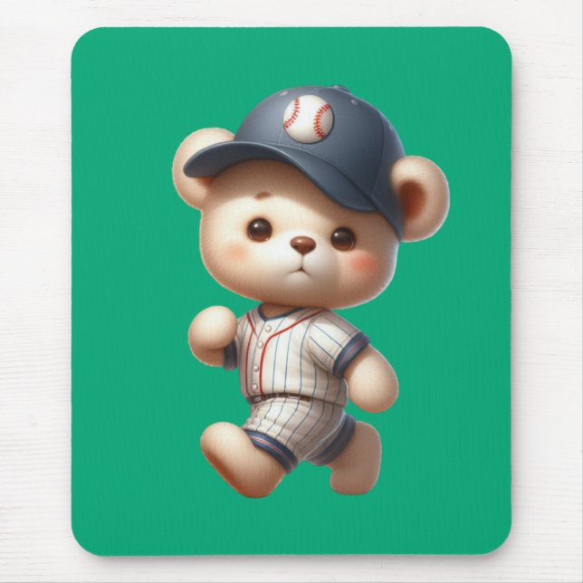 Baseball Bears 1 Mouse Pad (Front)