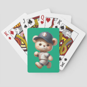 Baseball Bears 1 Poker Cards
