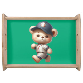 Baseball Bears 1 Serving Tray