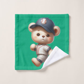 Baseball Bears 1 Wash Cloth