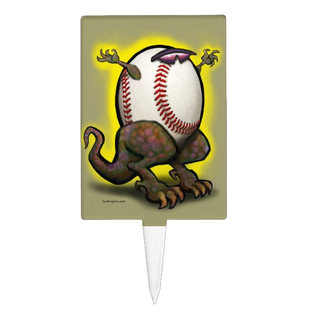 Baseball Beast Cake Topper (Front)