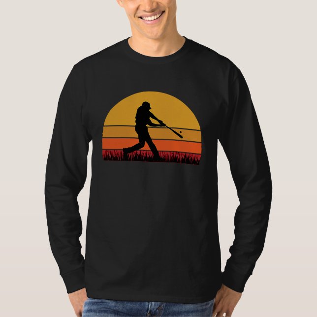 Baseball Beisbol Batter HR Home Run Hit Ball Bat C T-Shirt (Front)