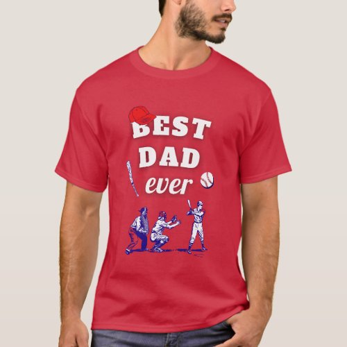 BASEBALL BEST DADDY T_Shirt