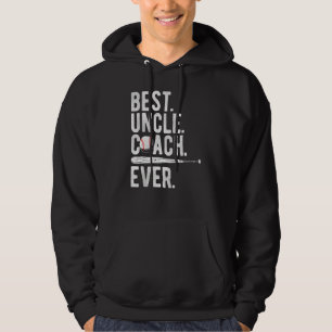 Baseball Best Uncle Coach Ever Proud Dad Daddy Fat Hoodie