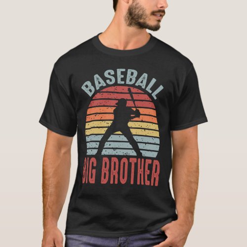 Baseball BIG BROTHER Fathers Day T_Shirt