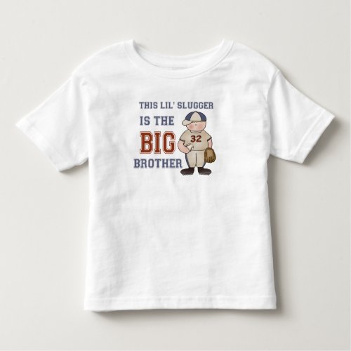 Baseball Big Brother Toddler T_shirt