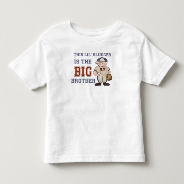 Baseball Big Brother Toddler T-shirt (Front)