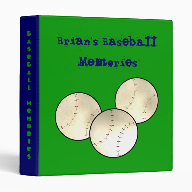 Baseball Binder (Front/Spine)