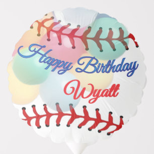 Baseball Birthday Balloon