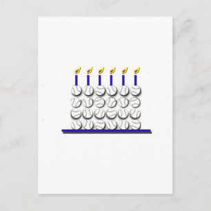 Baseball Birthday Cake Postcard