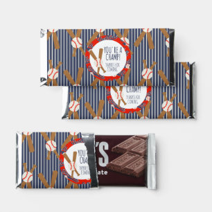 Baseball Birthday Candy Bar Wrapper