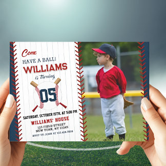 Baseball Birthday | Come Have a ball Party  Invitation