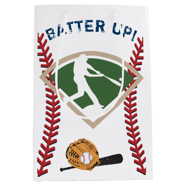 Baseball Birthday Gift Bag (Front)