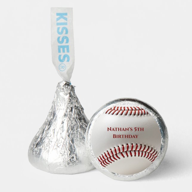 Baseball Birthday  Hershey®'s Kisses® (Front)